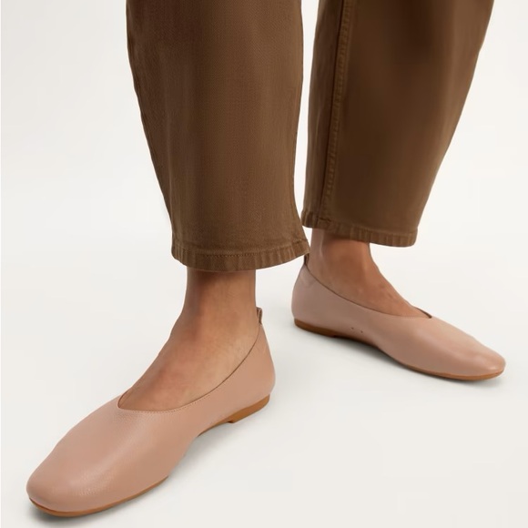 Everlane Day Glove Tan 6.5 Ballet Flats Beige - Picture 9 of 10